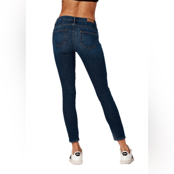 🇫🇷Etienne Marcel Skinny denim with 3 red zippers & detailed leg seams 🇫🇷 - Picture 3 of 8